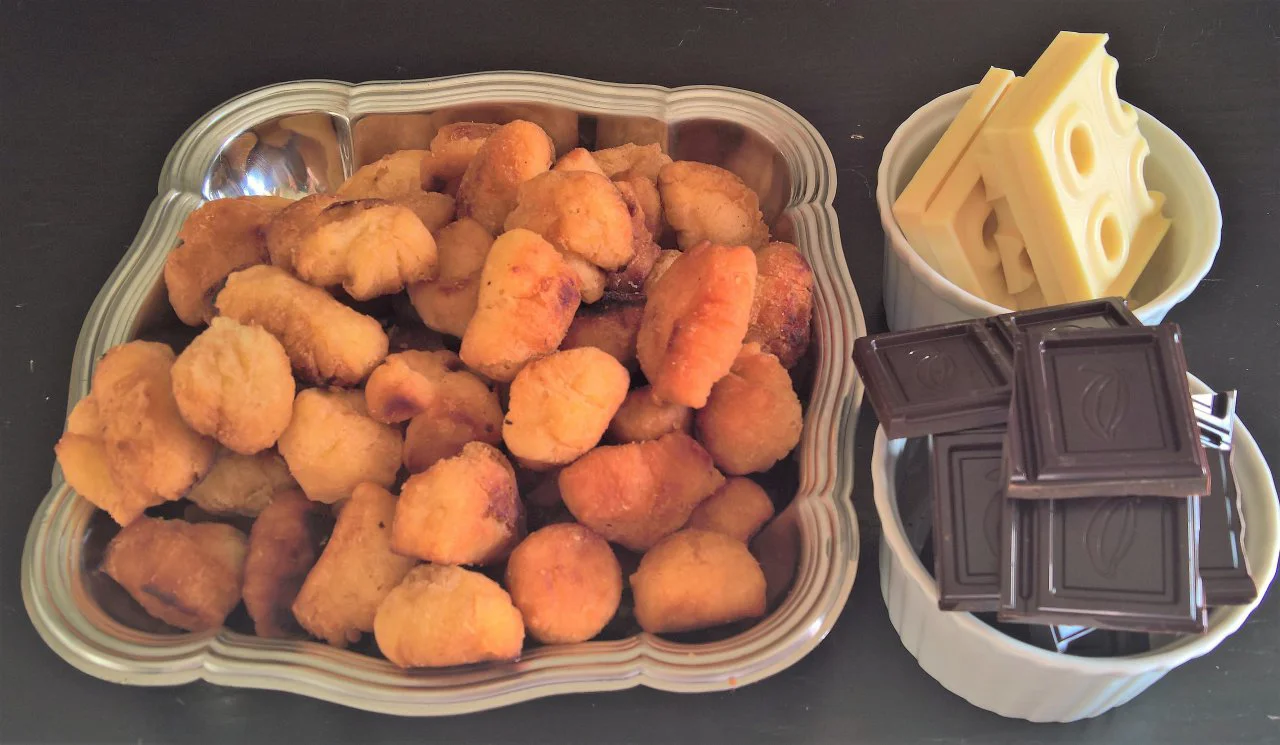 strufoloni al cioccolato
